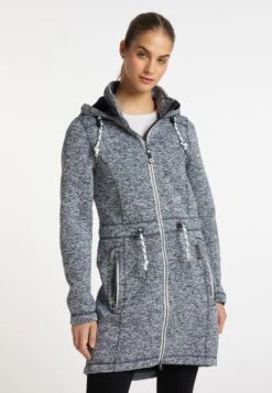 Schmuddelwedda Fraully - Abrigo De Invierno - Silberblau Melange