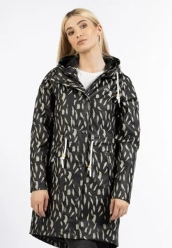 Schmuddelwedda Bridgeport - Parka - Schwarz Beige